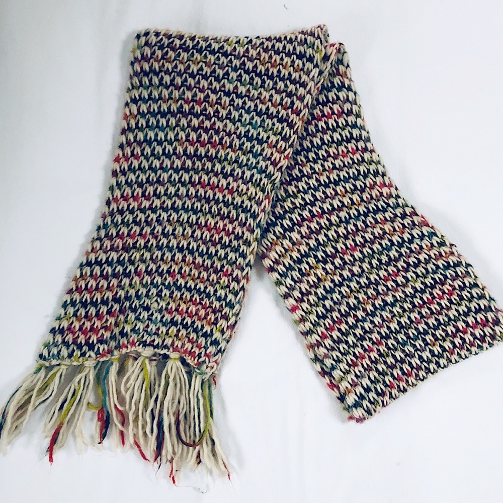Fringe blanket scarf